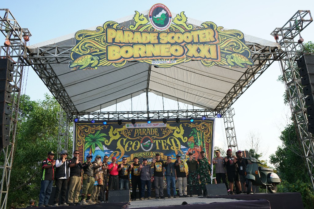 Parade Scooter Borneo XXI Tahun 2026 Dorong Promosi Wisata Perbatasan di Temajuk dsc00146