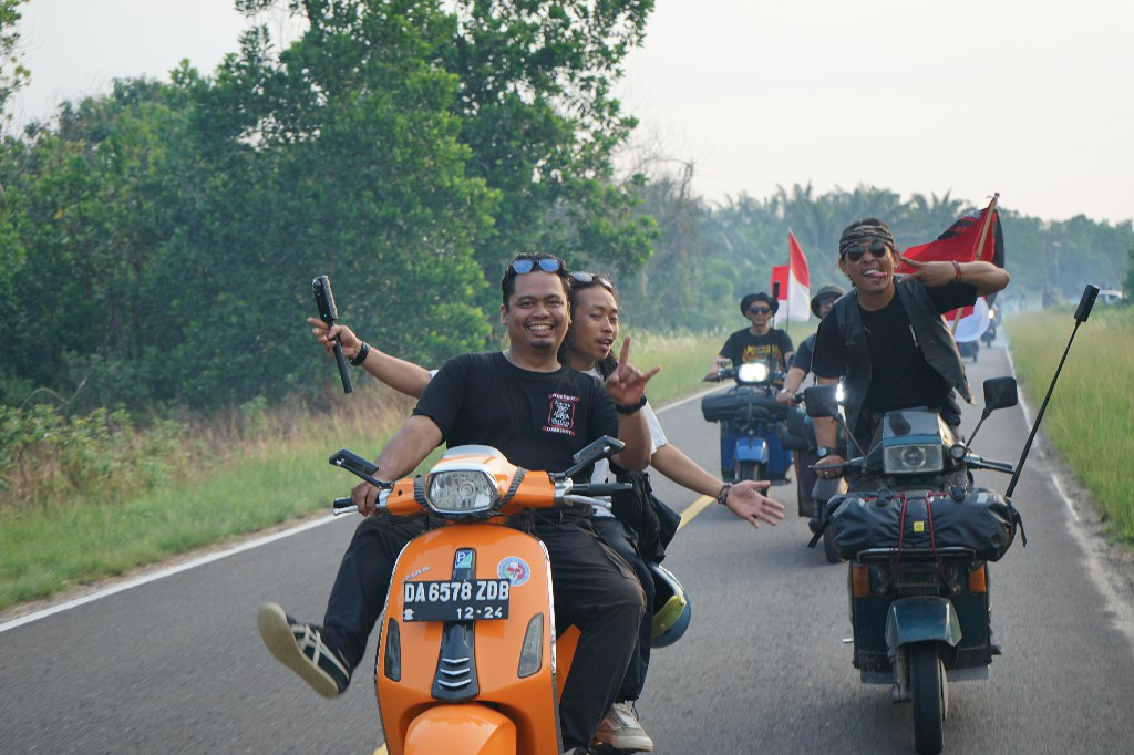 Parade Scooter Borneo XXI Tahun 2026 Dorong Promosi Wisata Perbatasan di Temajuk dsc00163